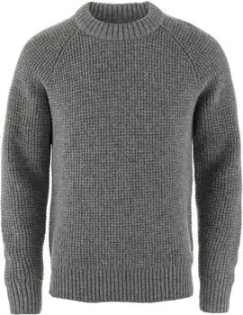 Fj&auml;llr&auml;ven &Ouml;vik Waffle Knit Strickpullover grey/melange (Herren) (F12600304-020-999)