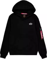 Alpha Industries 148341-03, Alpha Industries Signature Backprint Hoodie Black...
