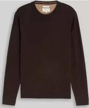 Tom Tailor Basic Baumwolle Strickpullover braun (Herren) (1039805-40781)