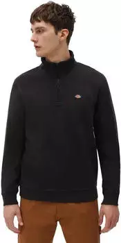 Dickies Oakport Quarter Zip Sweatshirt schwarz (Herren)