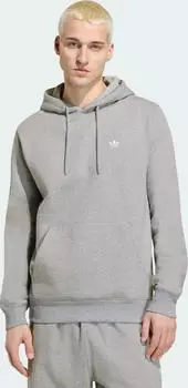 adidas Trefoil Essentials Hoodie medium grey heather (Herren) (KS9807)