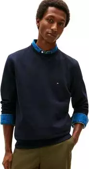 Tommy Hilfiger Rundhals Fleece Sweatshirt (Herren)