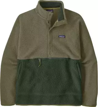 Patagonia Retro Pile Half-Snap Fleece Pullover old growth green (Herren) (23205-OLGG)