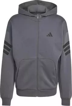 adidas Future Icons 3-Streifen Hoodie grey six (Herren) (KD5232)