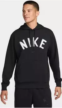 Nike Swoosh Dri-FIT French Terry-Fitness Hoodie schwarz/wei&szlig; (Herren) (FV9919-010)