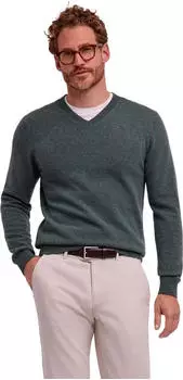 Falke Luxury V-Ausschnitt Pullover tundra pine (Herren) (60906-7117)