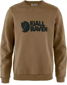 Fj&auml;llr&auml;ven Logo Sweatshirt wood brown (Herren) (F84142-265)