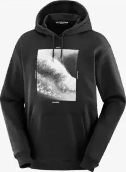 Salomon All that Ridez Hoodie deep black (Herren) (LC2289100)