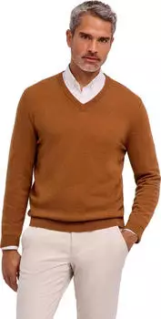 Falke Basic Apparel V-Ausschnitt Pullover tawny (Herren) (60936-5124)