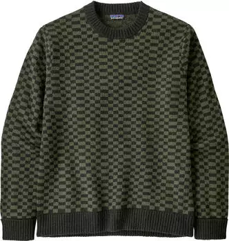 Patagonia Recycled Wool Blend Strickpullover finned/old growth green (Herren) (50655-FOGN)