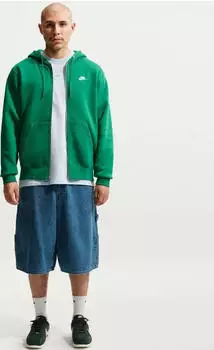 Nike Club Fleece FZ Hoodie malachite/white (Herren) (FN3861-365)