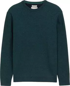 Tom Tailor Bio-Baumwolle Strickpullover jasper green navy twotone (Herren) (1047570-38770)
