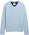 Tom Tailor Strickpullover mit V-Ausschnitt aus Baumwolle Strickpullover light metal blue melange (Herren) (1039811-38676)