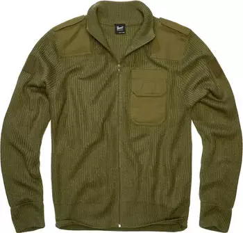 Brandit BW Cardigan Strickjacke olive (Herren) (5039-15001)