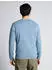 Tom Tailor Strickpullover mit V-Ausschnitt aus Baumwolle Strickpullover mountain spring blue melange (Herren) (1039811-39872)