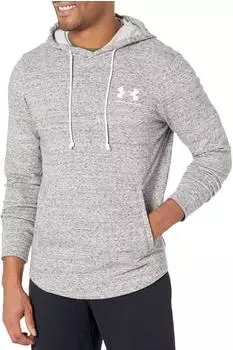 Under Armour Rival Terry Hoodie onyx white (Herren) (1370401-112)
