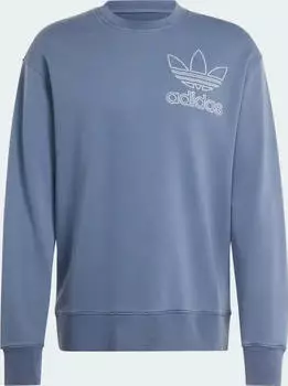 adidas Adicolor Outline Trefoil Sweatshirt preloved ink (Herren) (IR7999)