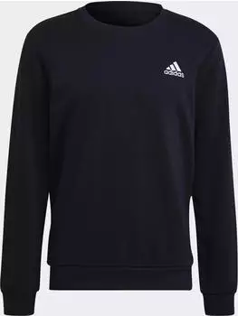 adidas Essentials Embroidered Small Logo Sweatshirt legend ink/white (Herren) (GK9118)