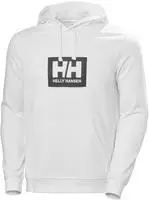 Helly Hansen Sweatshirt Hh Box Hoodie 53289 Wei&szlig; Regular Fit Herren