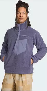 adidas Terrex Xploric High Pile Fleece Pullover preloved violet (Herren) (JM0119)