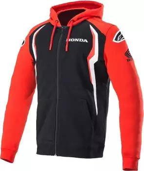 Alpinestars Honda Zip Hoodie rot/schwarz (Herren) (1H20-23200-3010)
