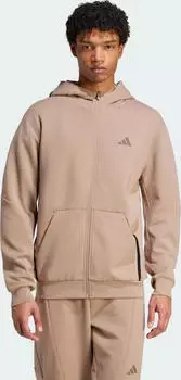 adidas Designed 4 Training Hoodie chalky brown (Herren) (JX0690)
