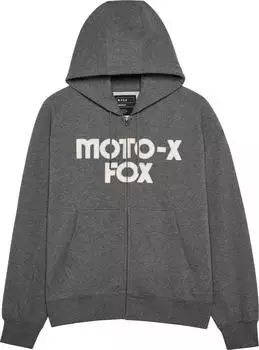 Fox Racing Moto-X Oversized Zip Hoodie heather graphite grey (Herren) (32906-185)