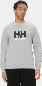 Helly Hansen HH Logo Crew Sweatshirt grey melange (Herren) (30395-949)