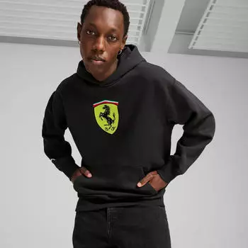 Puma Scuderia Ferrari Race Big Shield Hoodie puma black (Herren) (627054-01)