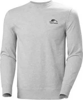Helly Hansen Nord Graphic Crew Sweatshirt grey melange (Herren) (62976-952)
