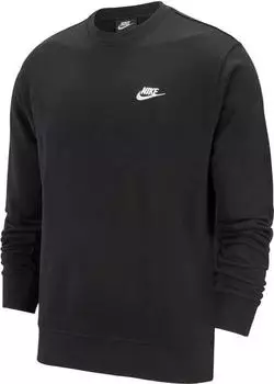 Nike Sportswear Club French-Terry Sweatshirt schwarz/wei&szlig; (Herren) (BV2666-010)