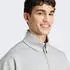 adidas Z.N.E. Quarter-Zip Sweatshirt medium grey heather (Herren) (JJ1148)