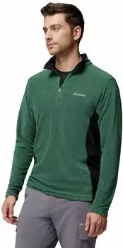 Columbia Klamath Range II Half Zip Pullover rain forest/black (Herren) (1352472-375)