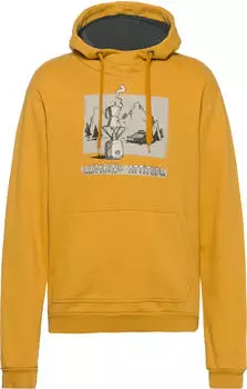 E9 HOOD Hoodie curry/moka (Herren) (W25-UFL004-CUM)