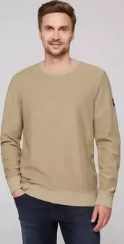 Camp David Reversed Patch-Print Sweatshirt tan (Herren) (CW2408-3425-21)