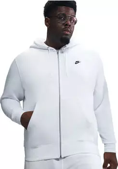 Nike Club Fleece FZ Hoodie wei&szlig; (Herren) (FN3861-100)