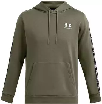Under Armour Icon Fleece mit Streifen Hoodie marine od green/white (Herren) (1389356-390)
