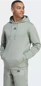 adidas City Escape Hoodie silver green (Herren) (IC9743)