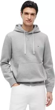 Tommy Hilfiger Fleece mit Tunnelzug Hoodie Hoodie medium grey heather (Herren) (MW0MW37230P91)