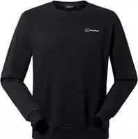 Berghaus 4A001194BP6-L, Berghaus Pullover Logo Crew schwarz Herren, Gr&ouml;&szlig;e: L