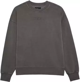 Fox Racing Wordmark Oversized Sweatshirt pewter grey (Herren) (33142-052)