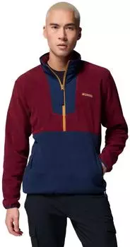 Columbia Sequoia Grove Half Zip Fleece Pullover rich wine/collegiate navy (Herren) (2095901-624)