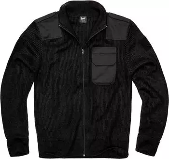 Brandit BW Cardigan Strickjacke schwarz (Herren) (5039-11002)