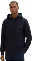 Tom Tailor Herren Kapuzenpullover QUILTED HOODIE - Regular Fit Sky Captain Blue...