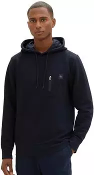 Tom Tailor Quilted Hoodie sky captain (Herren) (1037861-10668)