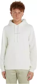 Calvin Klein Monogramm Fleece Hoodie ivory (Herren) (J30J325629YBI)