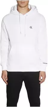 Calvin Klein Baumwoll-Mix Hoodie bright white (Herren) (J30J315713YAF)