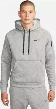 Nike Therma Therma-FIT Fitness Hoodie dark grey heather/particle grey/black (Herren) (DQ4834-063)