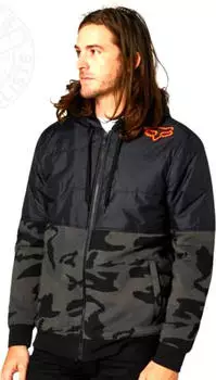 Fox Racing Lindon Sasquatch Zip Hoodie black camouflage (Herren) (28685-247)