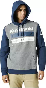 Fox Racing Fox x Kawasaki Stripes Hoodie dark indigo blue (Herren) (28999-203)